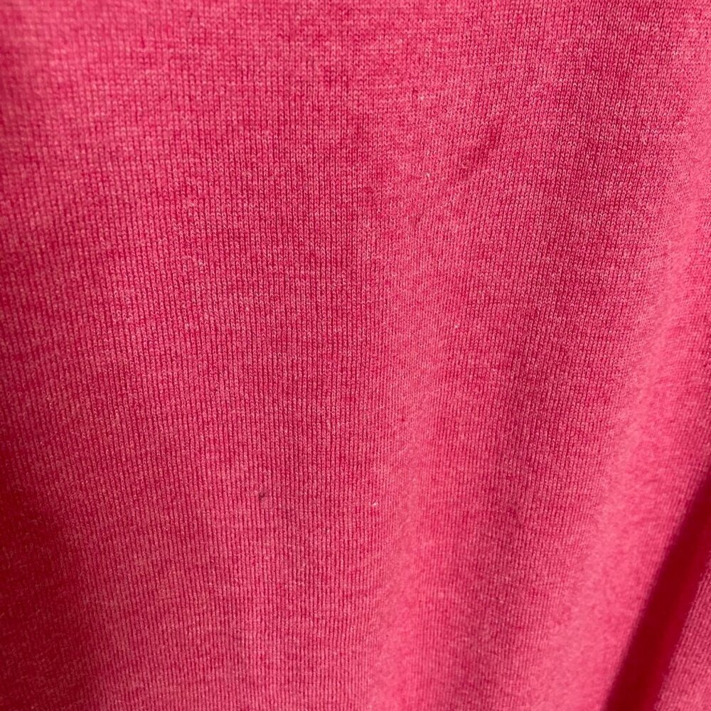 Peter Millar Crown Soft Silk Blend Golf Sweater LIght Red/Dark Pink Tree Mens L - Picture 7 of 7